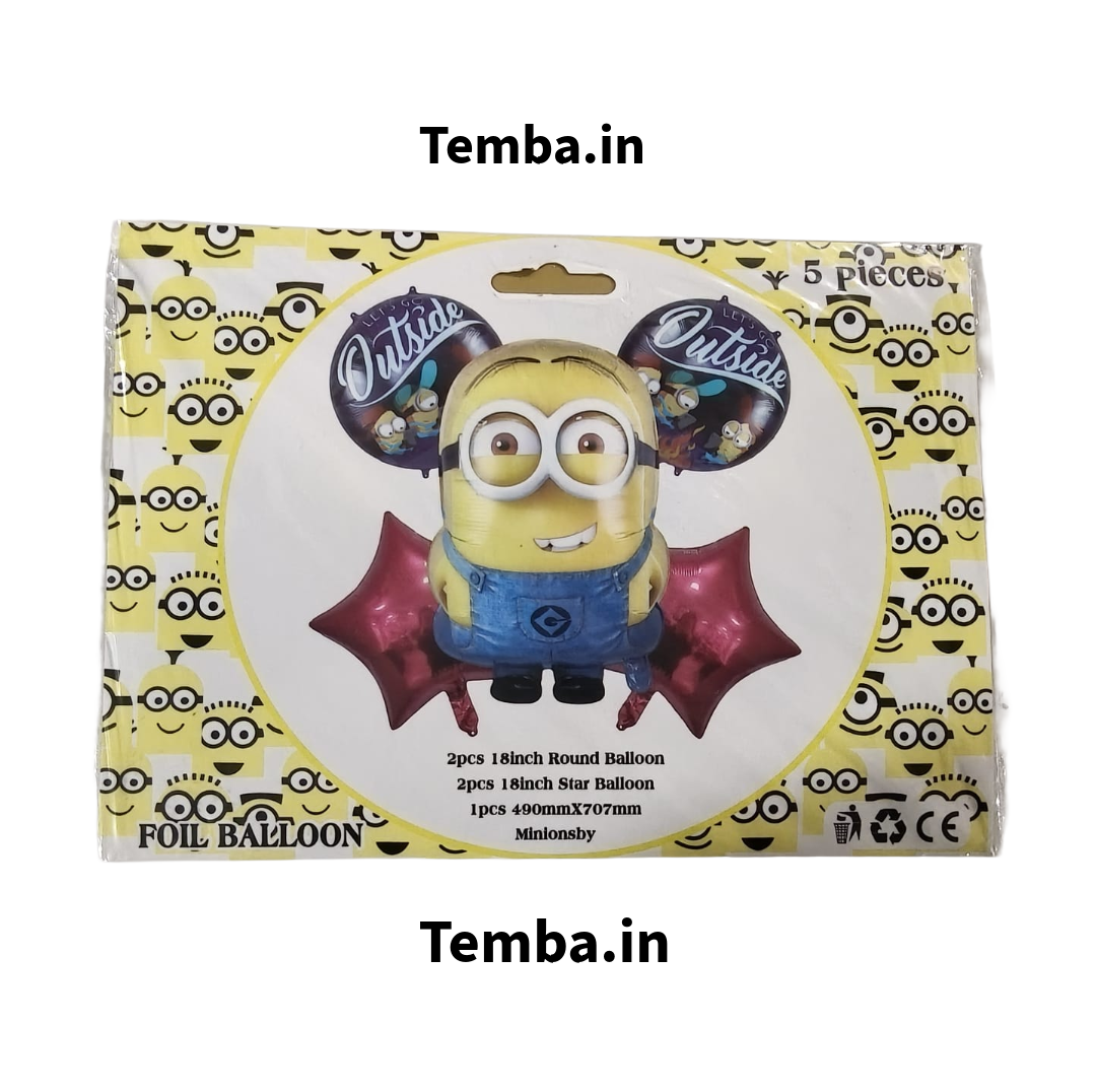 Adobe Express Photo project - July 04, 2026 at 19.04.01-7 Minions Foil Balloons - Image 1