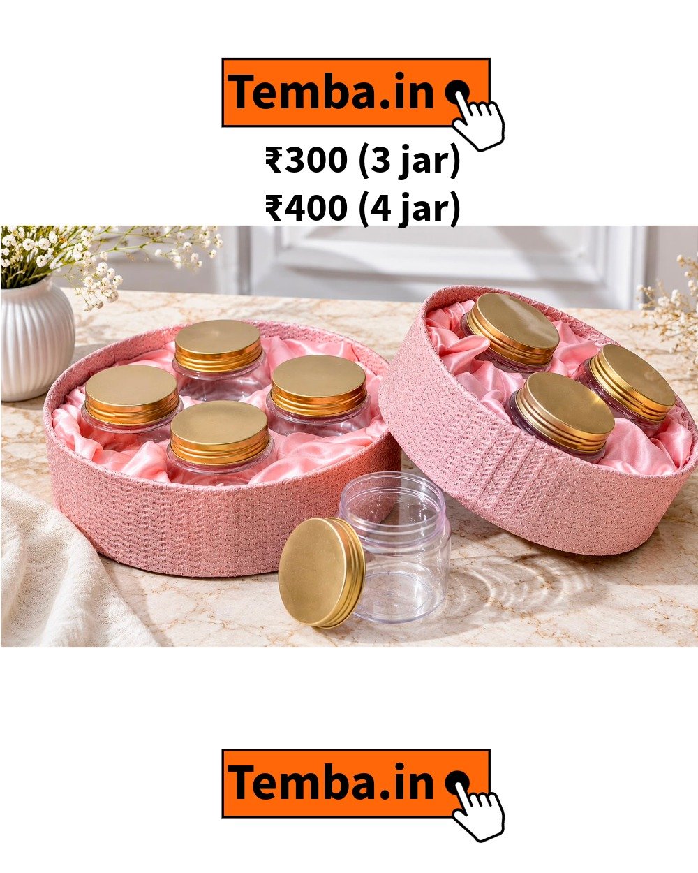 Baskets 16.27.21 (17) Round Jar Baskets without Jar - Image 1