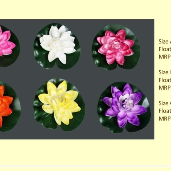 Floating Lotus 10cm, 14cm & 17cm