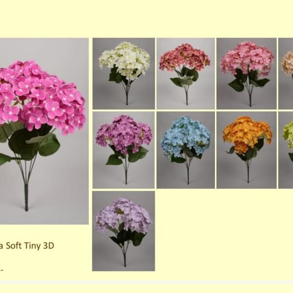 Hydrangea Soft Tiny 3D