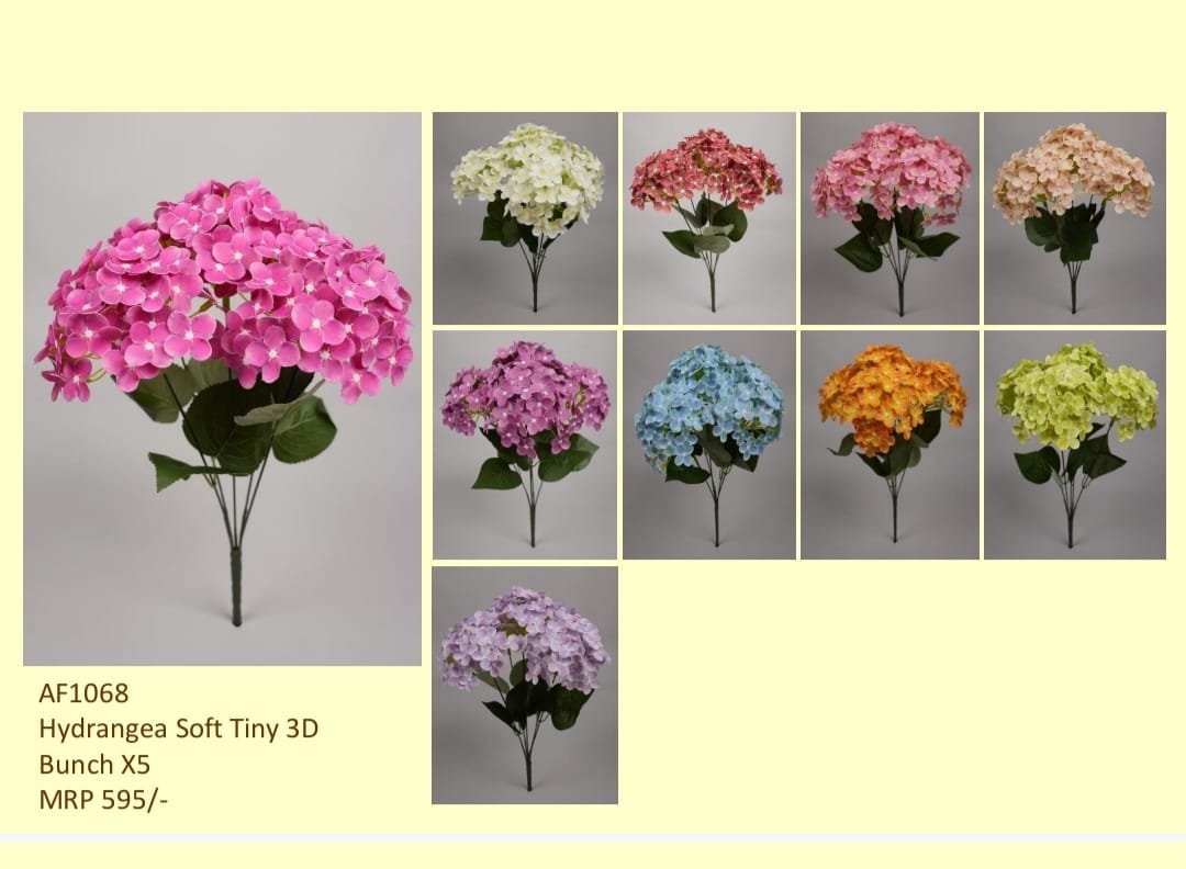 Flowers 44 (1) Hydrangea Soft Tiny 3D - Image 1