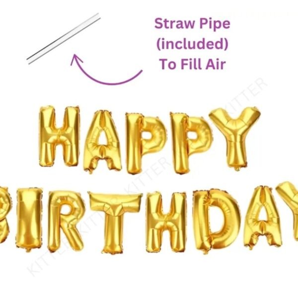 birthday foil balloon