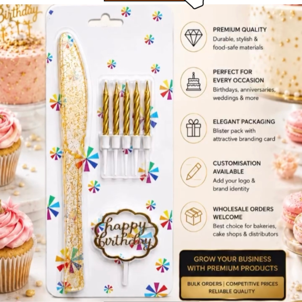 cake cutting knife combo
